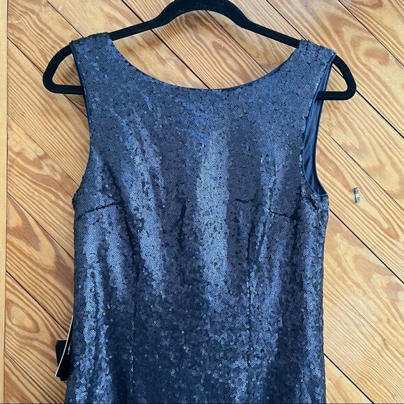 Lulus Shine Time Navy Blue Sequin Dress - Picture 7 of 12